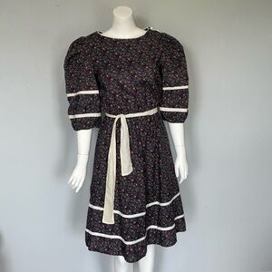 Oops California Vintage 1970’s Prairie Dress 11/12 EUC